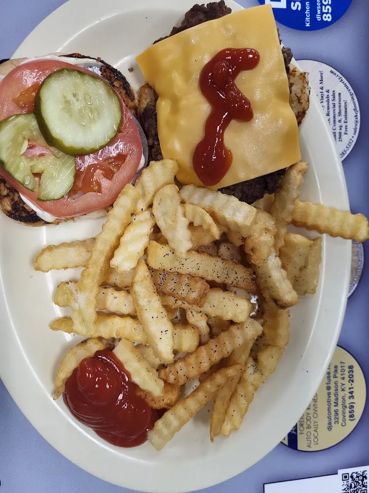 Cheeseburger and Fries