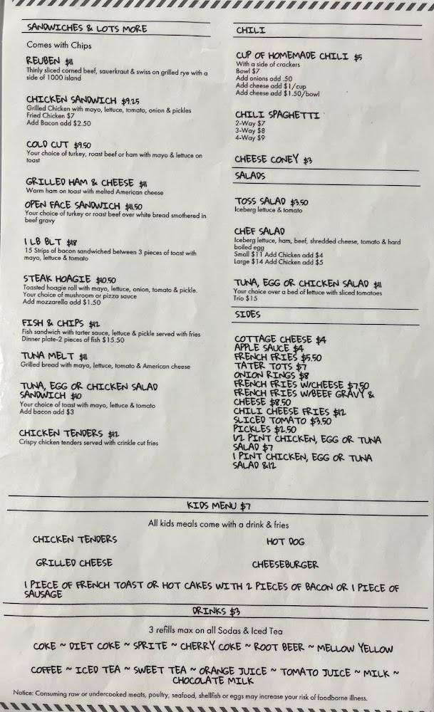 Fort Wright Family Restaurant Menu image 2
