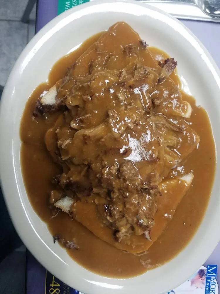 Open Faced Roast Beef